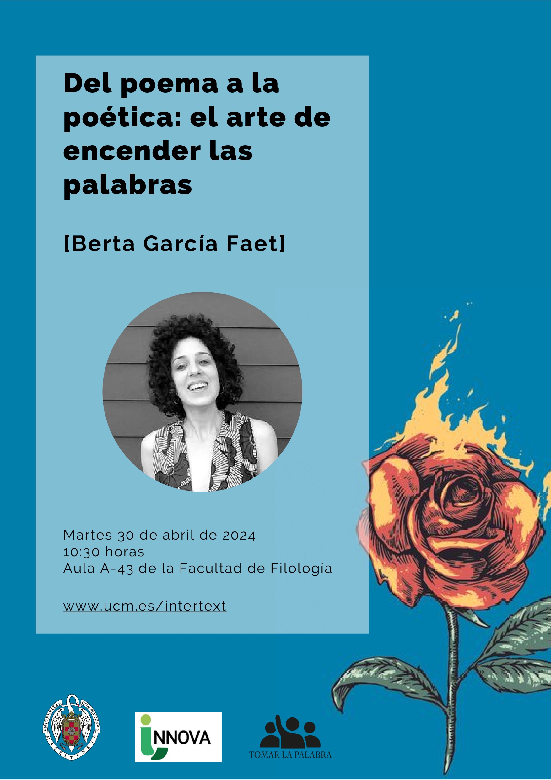 Berta García Faet, "Del poema a la poética: el arte de encender las palabras"